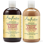 Shea Moisture Jamaican Black Castor Oil Set Strengthening Shampoo 384ml & Conditioner384ml