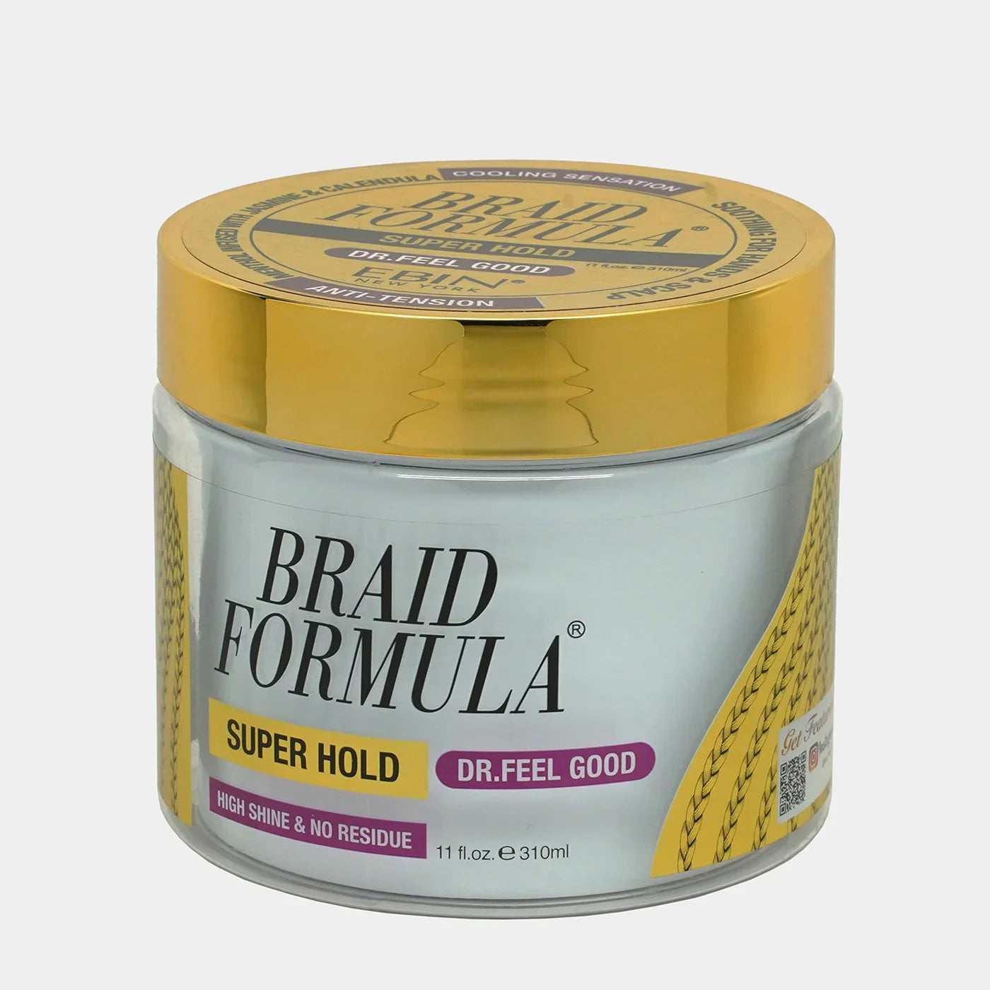 Ebin Lock’N Pomade Braid Formula Conditioning Gel Super Hold Dr feel Good