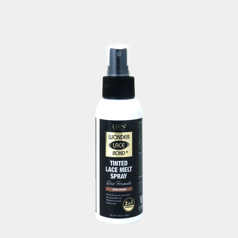 EbinWonder Lace Bond Tinted Lace Melt Color Spray Dark Brown 100ml/3.38oz