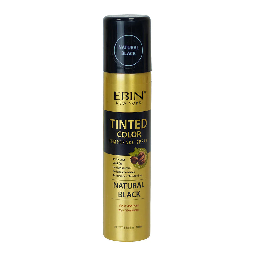 Ebin New York Tinted Color Temporary Spray Natural Black 100ml/3.38oz
