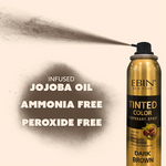 Ebin New York Tinted Color Temporary Spray Darkest Brown 100ml/3.38oz