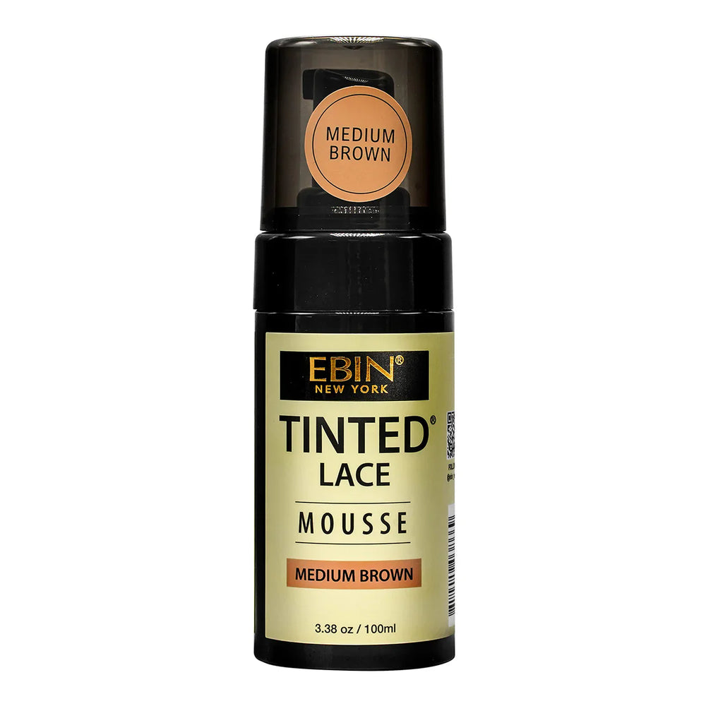 Ebin Tinted Lace Foaming Mousse Medium Brown 100ml/3.38oz