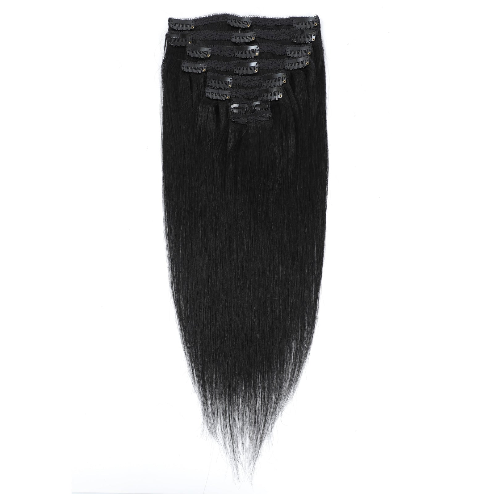 Dressmaker 8-Piece 18" Clip-In Hair Extensions Single Weft Straight