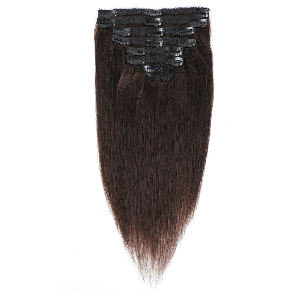 Dressmaker 8-Piece 14" Clip-In Hair Extensions Single Weft Straight