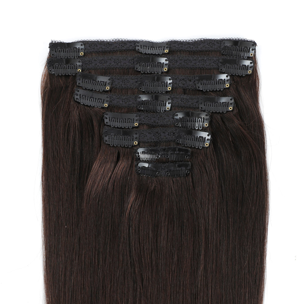 Dressmaker 8-Piece 14" Clip-In Hair Extensions Single Weft Straight