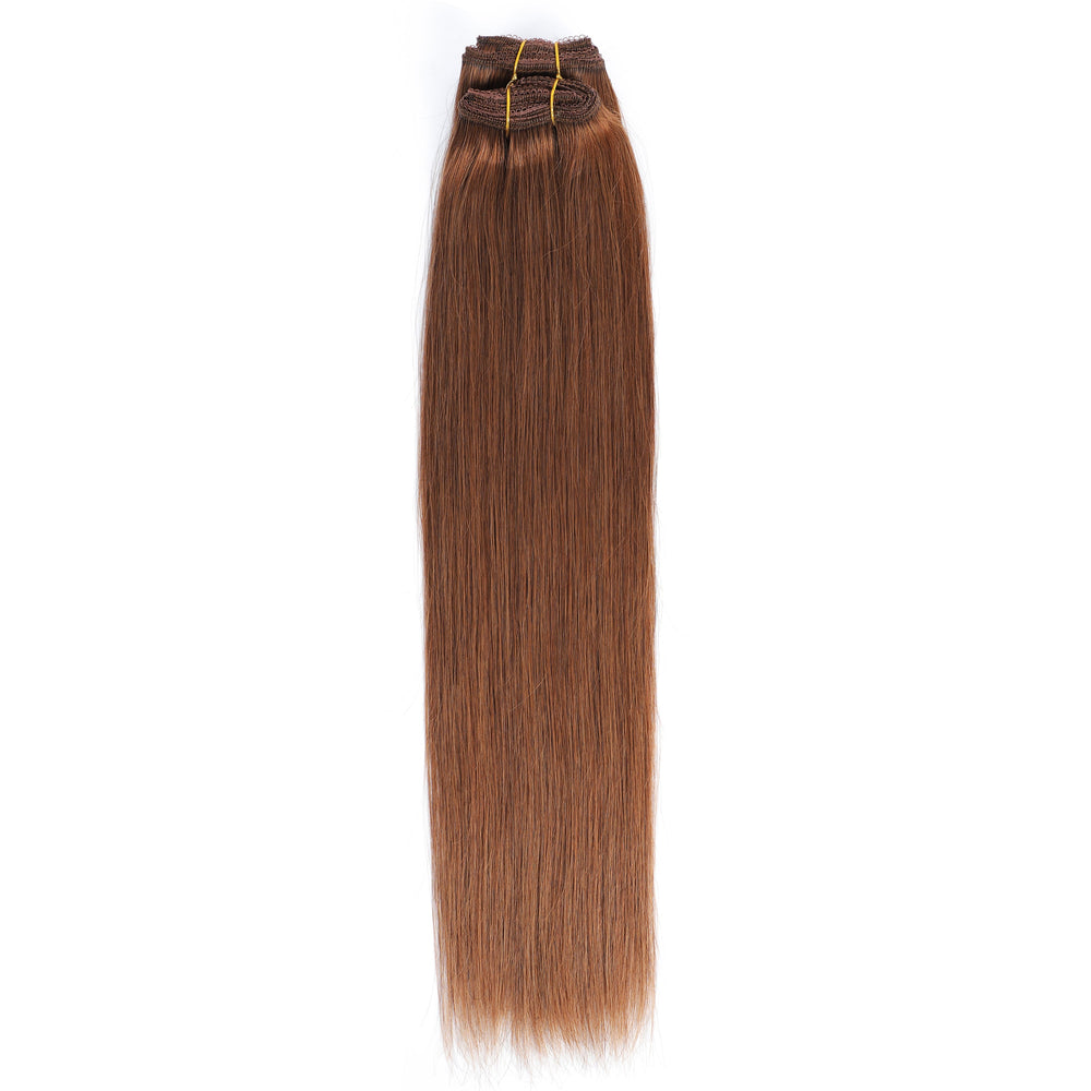 Dressmaker 8-Piece 14" Clip-In Hair Extensions Single Weft Straight