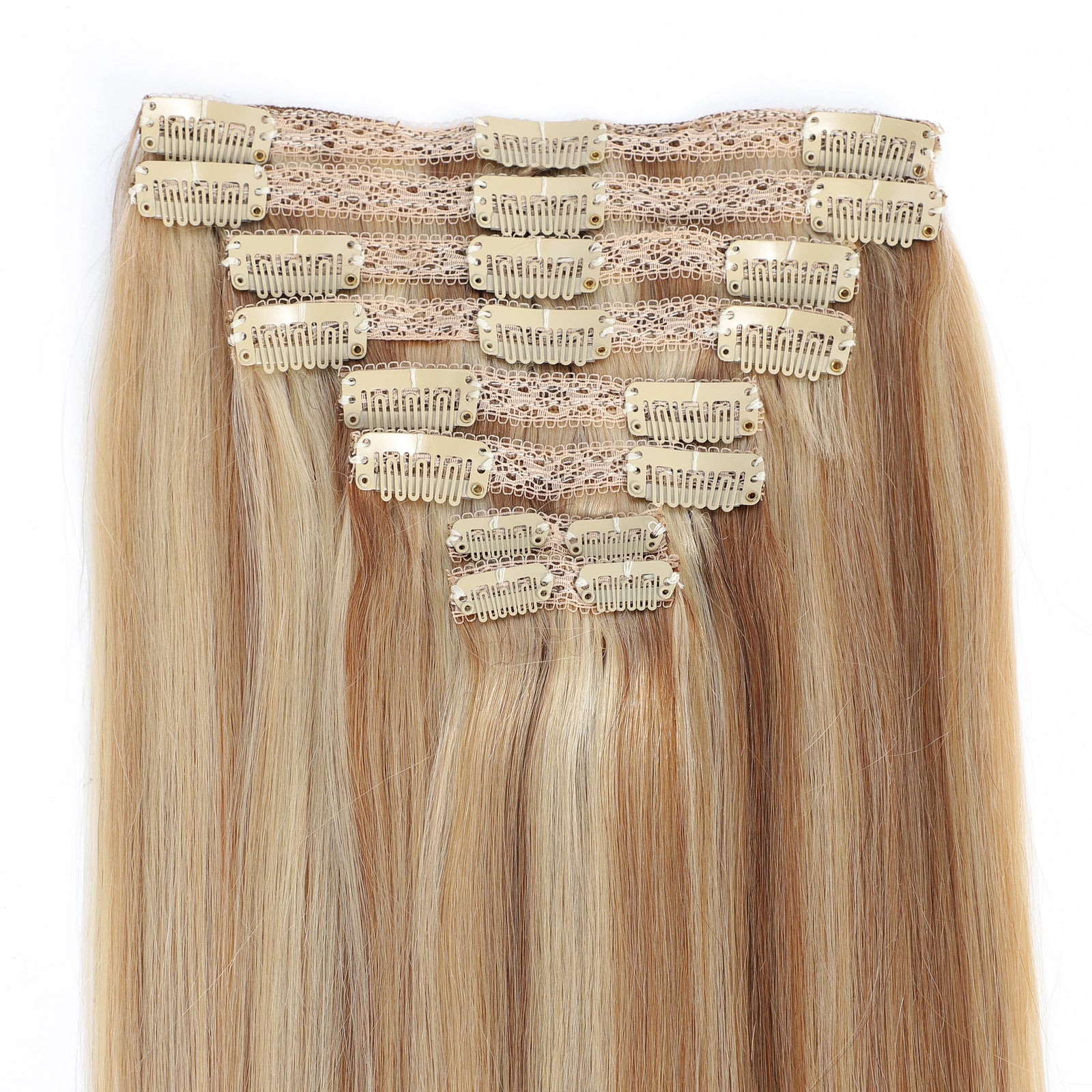 Dressmaker 8-Piece 14" Clip-In Hair Extensions Single Weft Straight