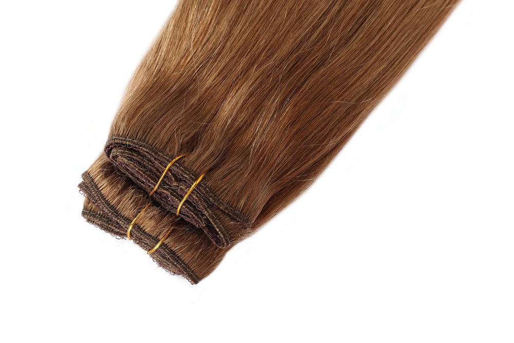 Dressmaker 8-Piece 18" Clip-In Hair Extensions Single Weft Straight