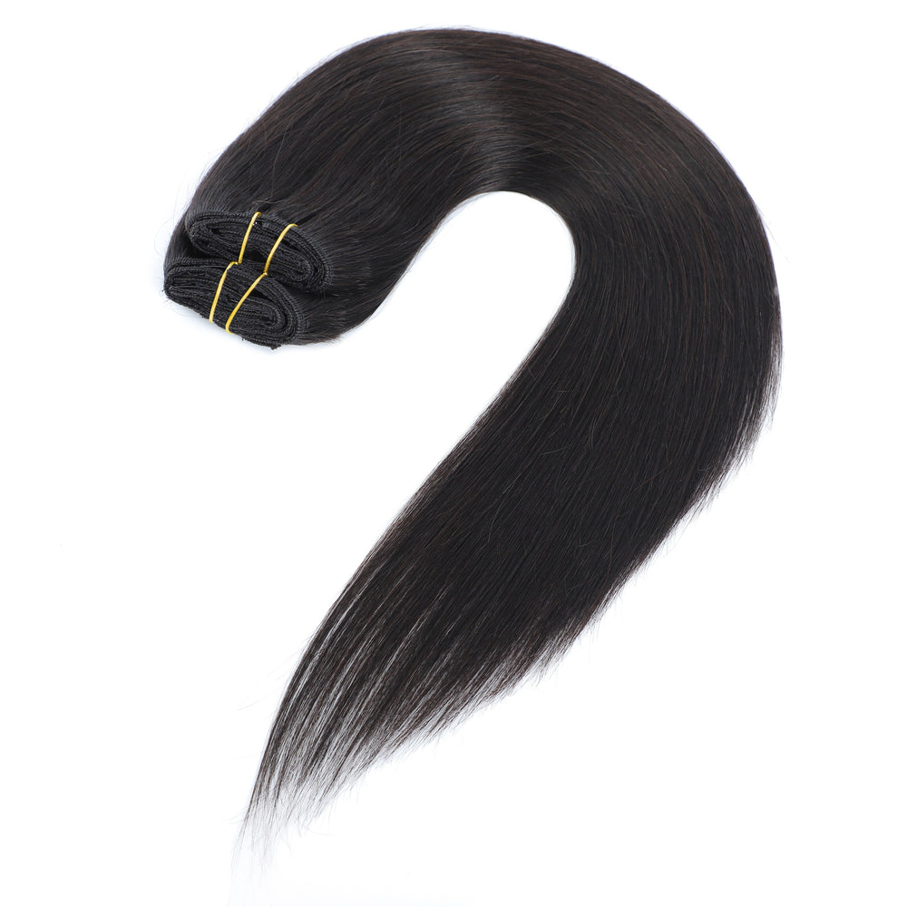 Dressmaker 8-Piece 18" Clip-In Hair Extensions Single Weft Straight