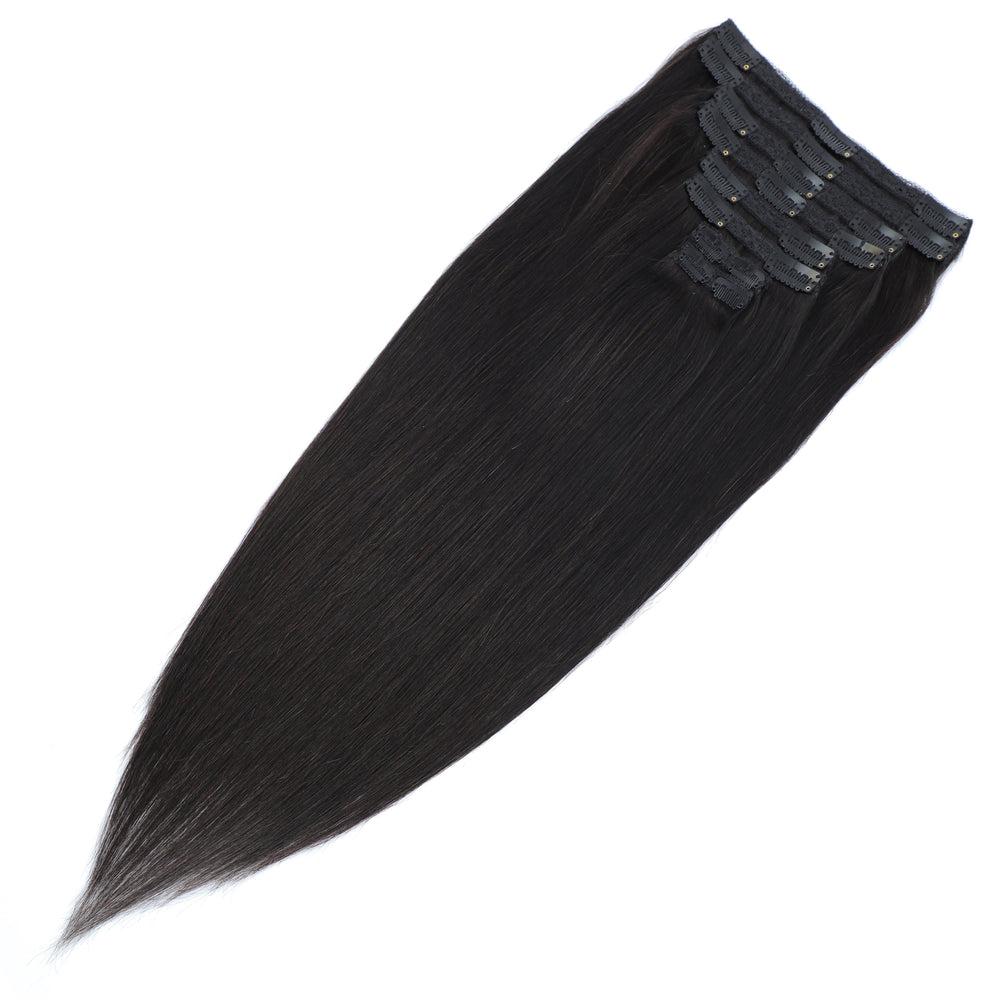 Dressmaker 8-Piece 18" Clip-In Hair Extensions Single Weft Straight