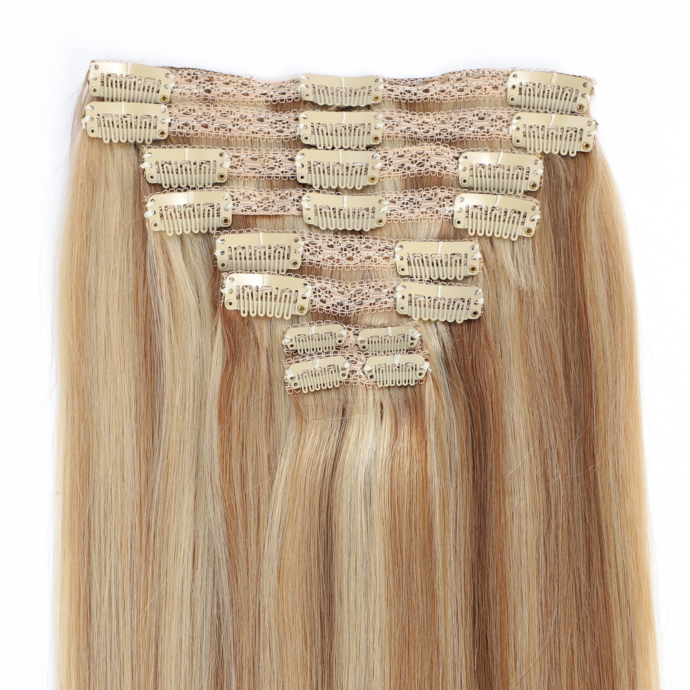 Dressmaker 8-Piece 18" Clip-In Hair Extensions Single Weft Straight