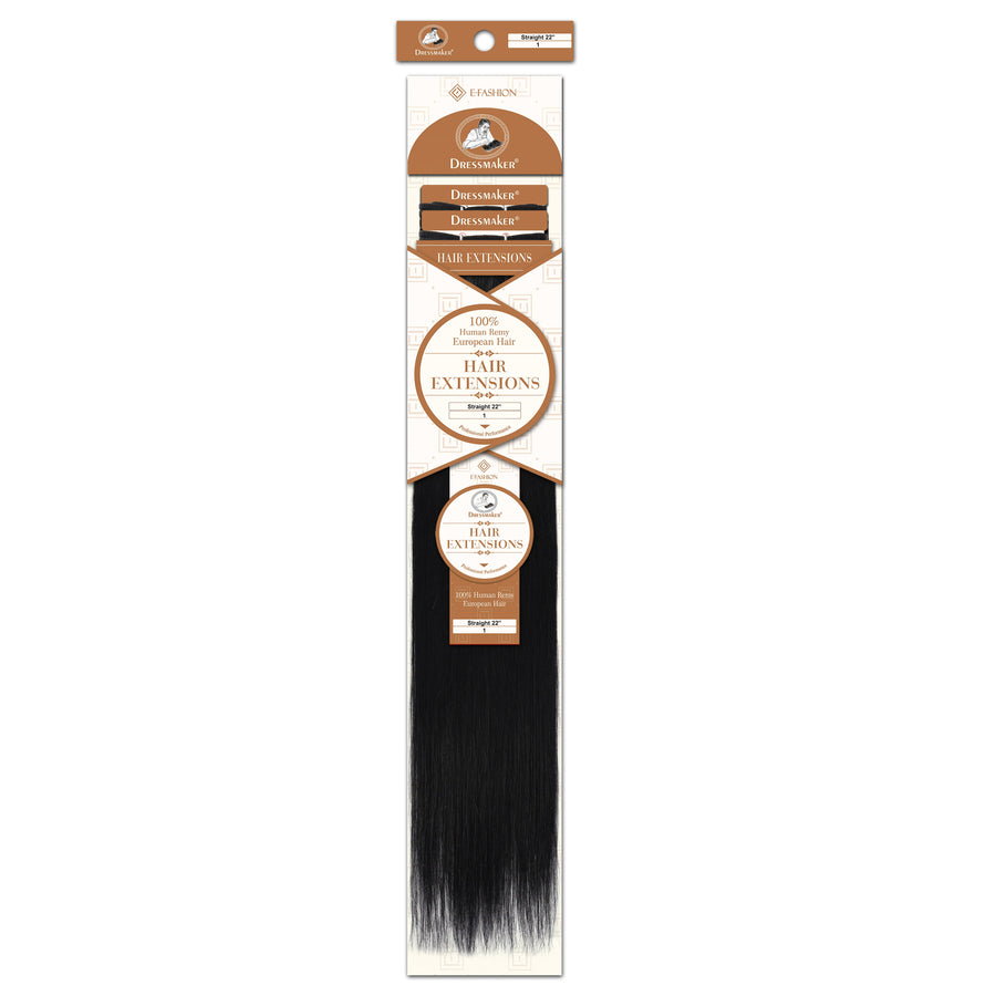 Dressmaker 100% Human Remy European Weft Straight 22"