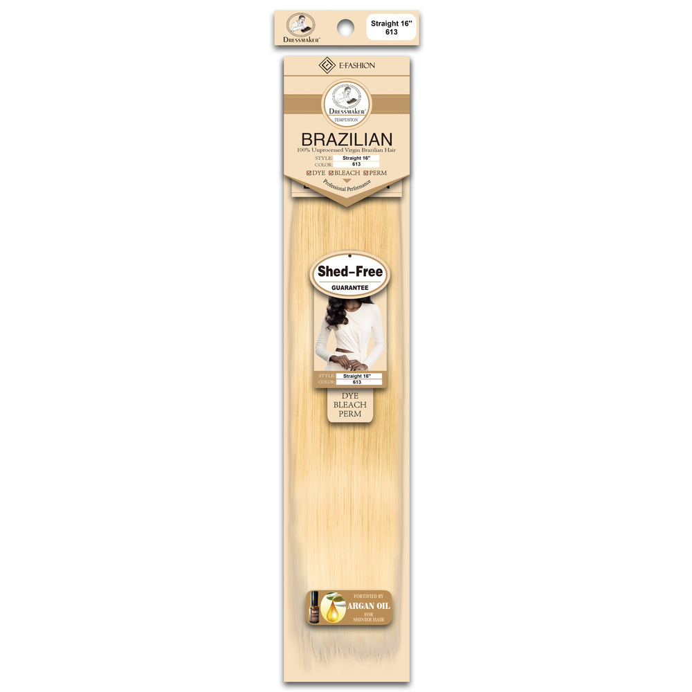 Dressmaker 100% Unprocessed Virgin Brazilian Straight Weave Blonde Colour