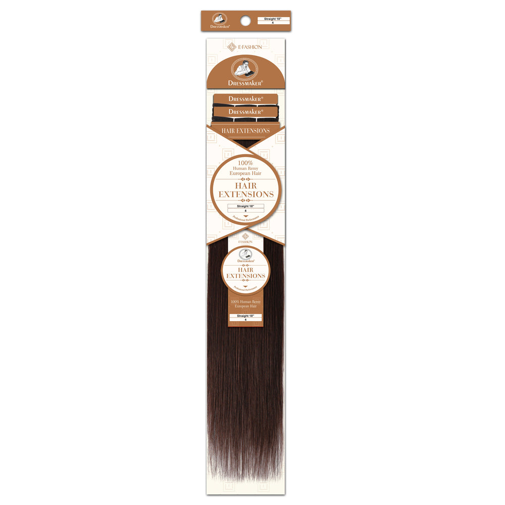 Dressmaker 100% Human Remy European Weft Straight 18"