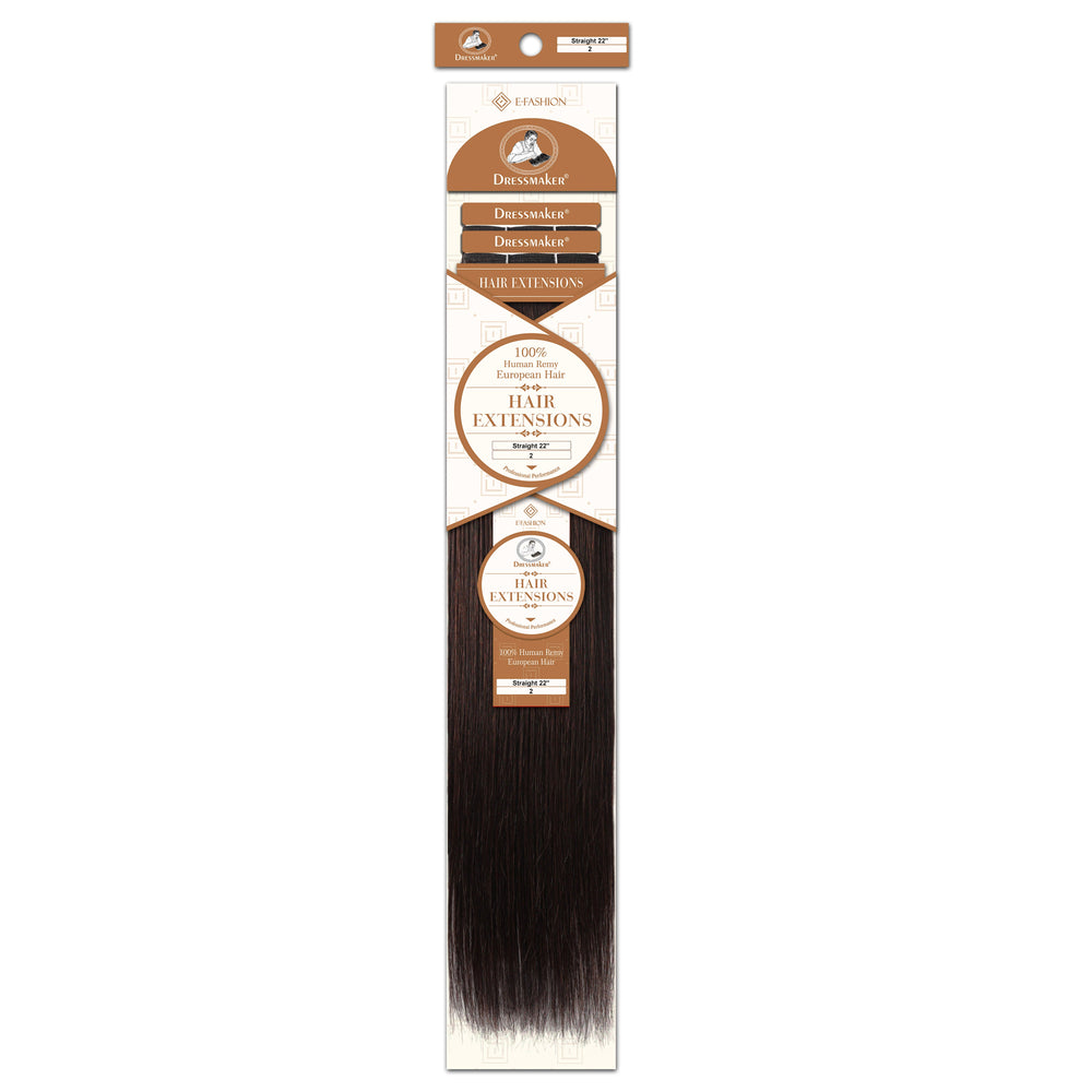 Dressmaker 100% Human Remy European Weft Straight 22"