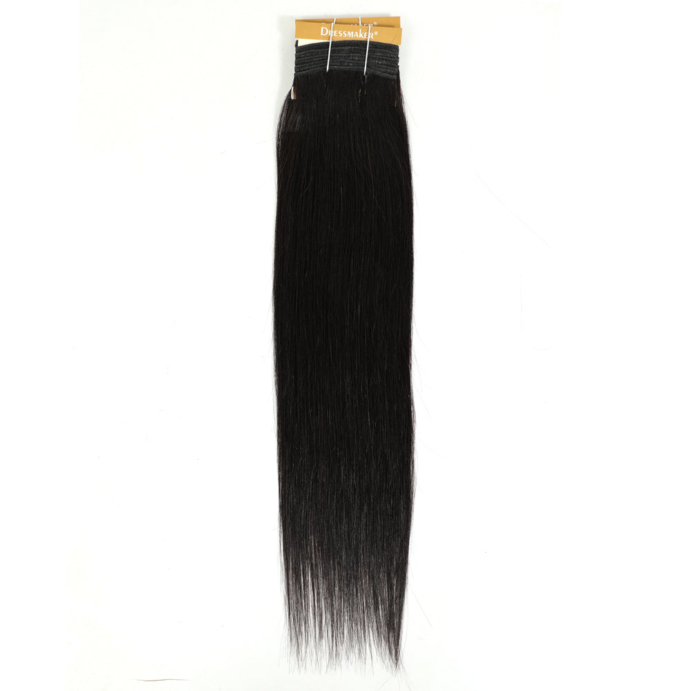 Dressmaker 100% Unprocessed Virgin Brazilian Straight Weave Jet Black