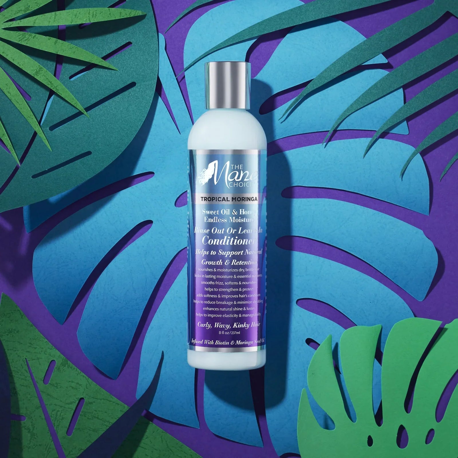 The Mane Choice Tropical Moringa Sweet Oil & Honey Endless Moisture Rinse Out or Leave-In Conditioner 237ml