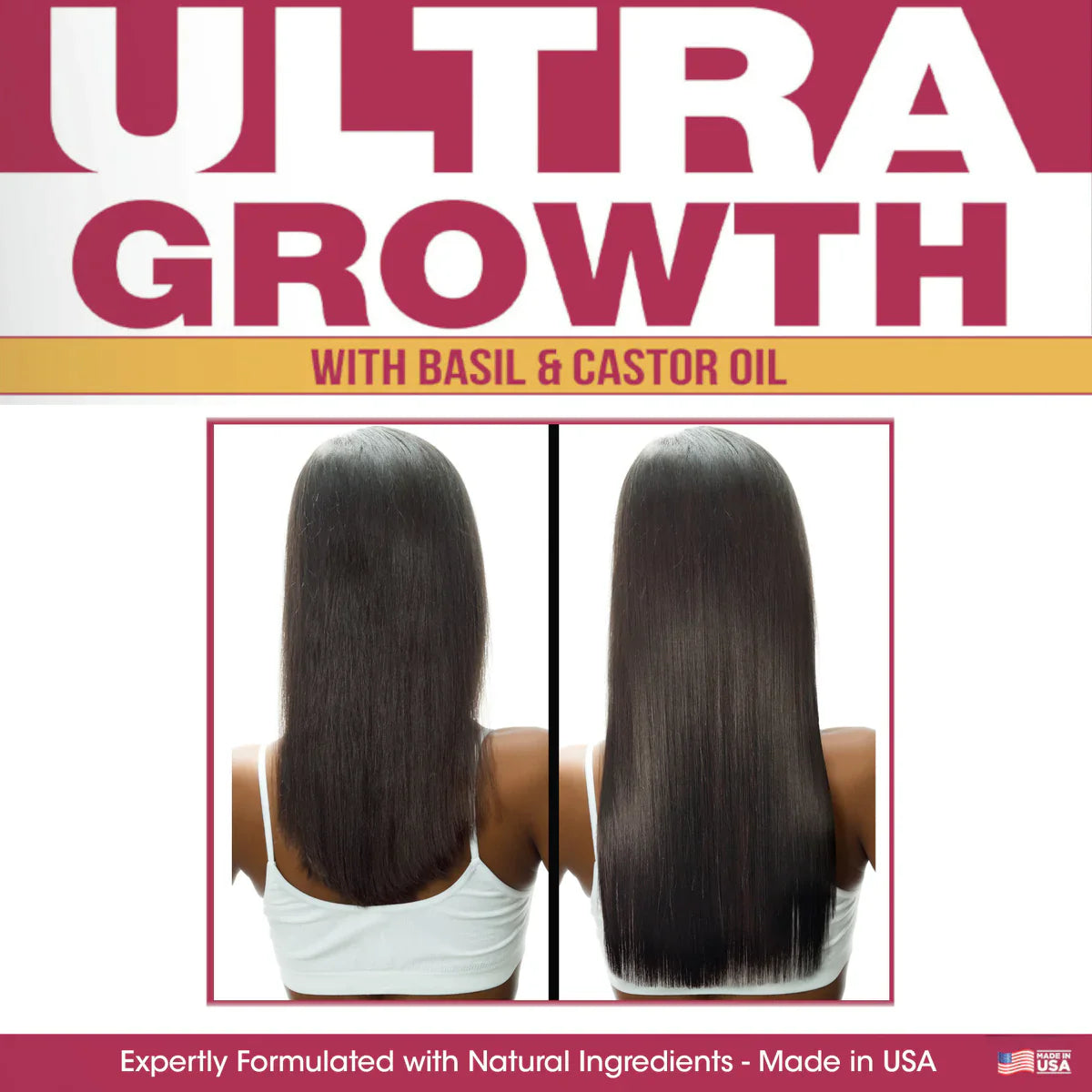 Difeel Ultra Growth Basil & Castor Hair Oil Leave-In Conditioning Spray 235ml