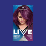 Schwarzkopf Live Urban Metallics Permanent Hair Colour Dye U69 Amethyst Chrome