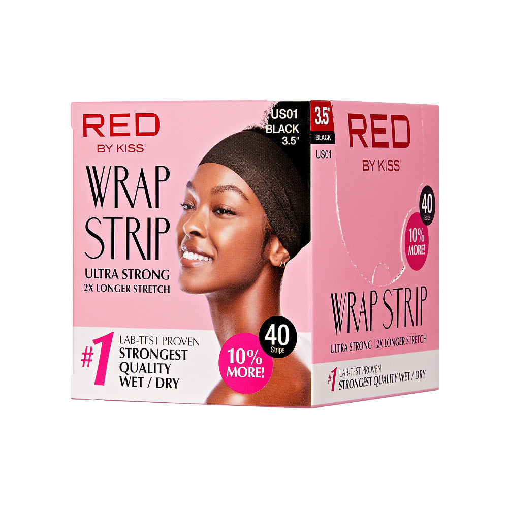 Red By Kiss 3.5″ Wrap Strips Ultra Strong 2x Longer Stretch Black