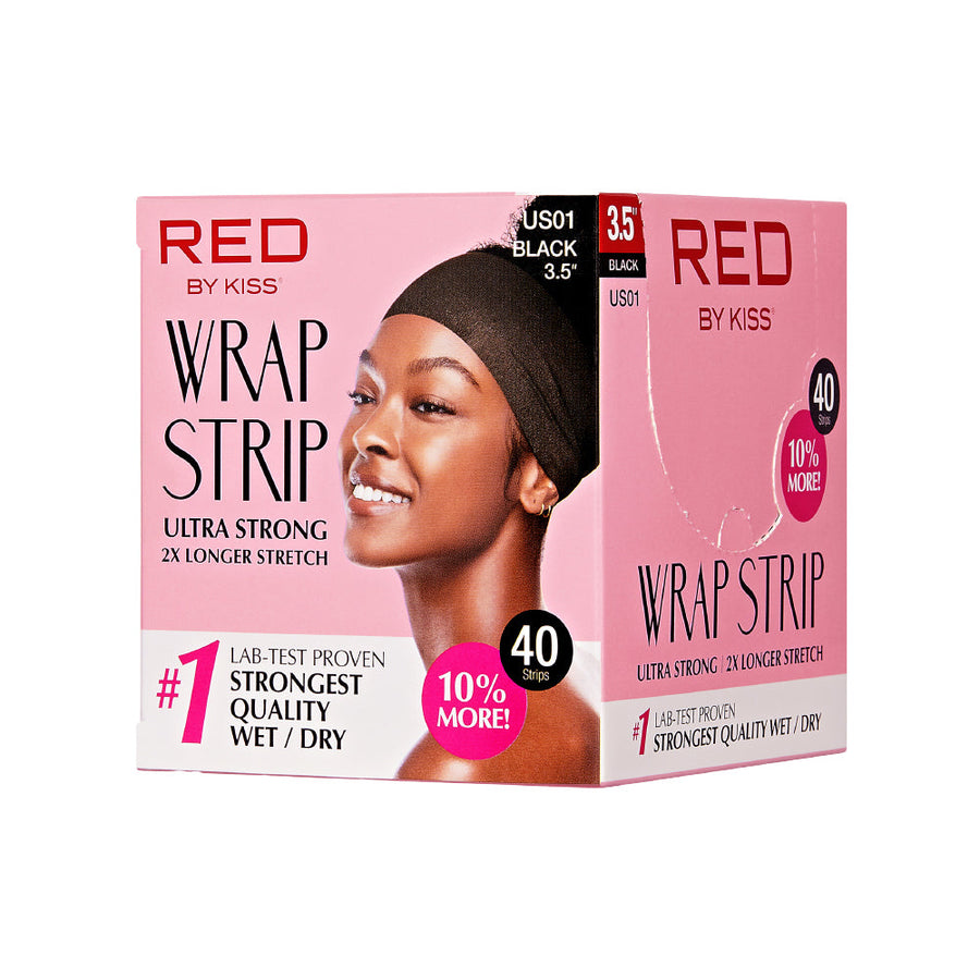 Red By Kiss 3.5″ Wrap Strips Ultra Strong 2x Longer Stretch Black