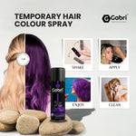 Gabri Professional  Pro Temporary Hair Colour Spray Violet 150ml