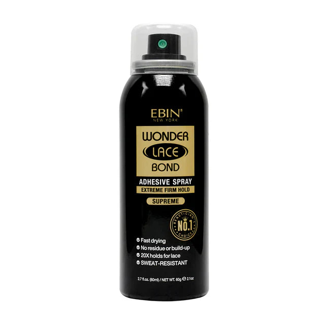 Ebin Wonder Lace Bond Wig Adhesive Spray Supreme 180ml
