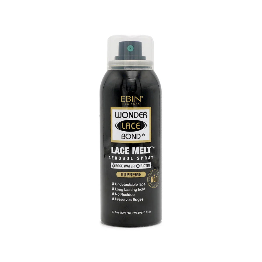 Ebin New York Wonder Lace Bond Lace Melt Aerosol Spray Rosewater 80ml