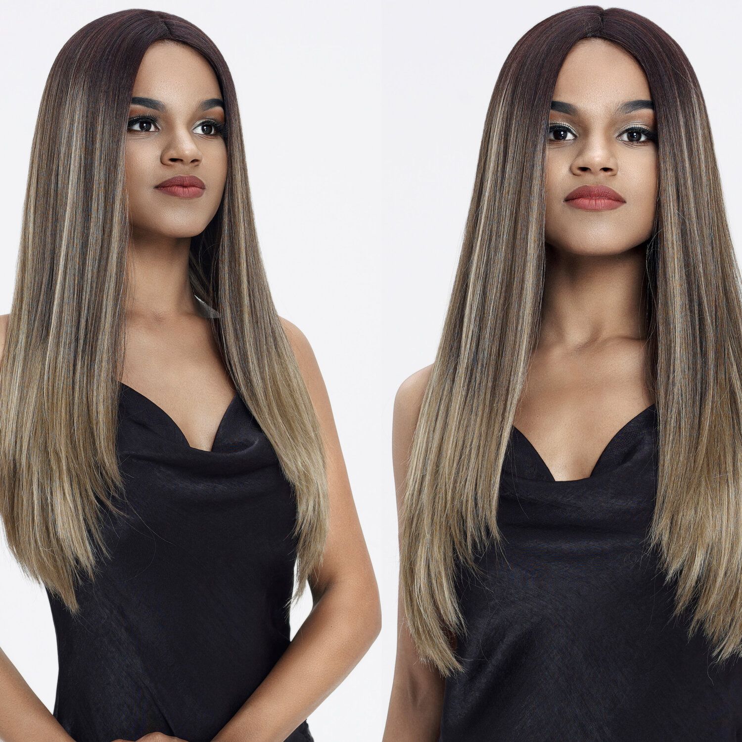 SLEEK DEMI  SPOTLIGHT PREMIUM   HUMAN HAIR BLENDED LACE WIG