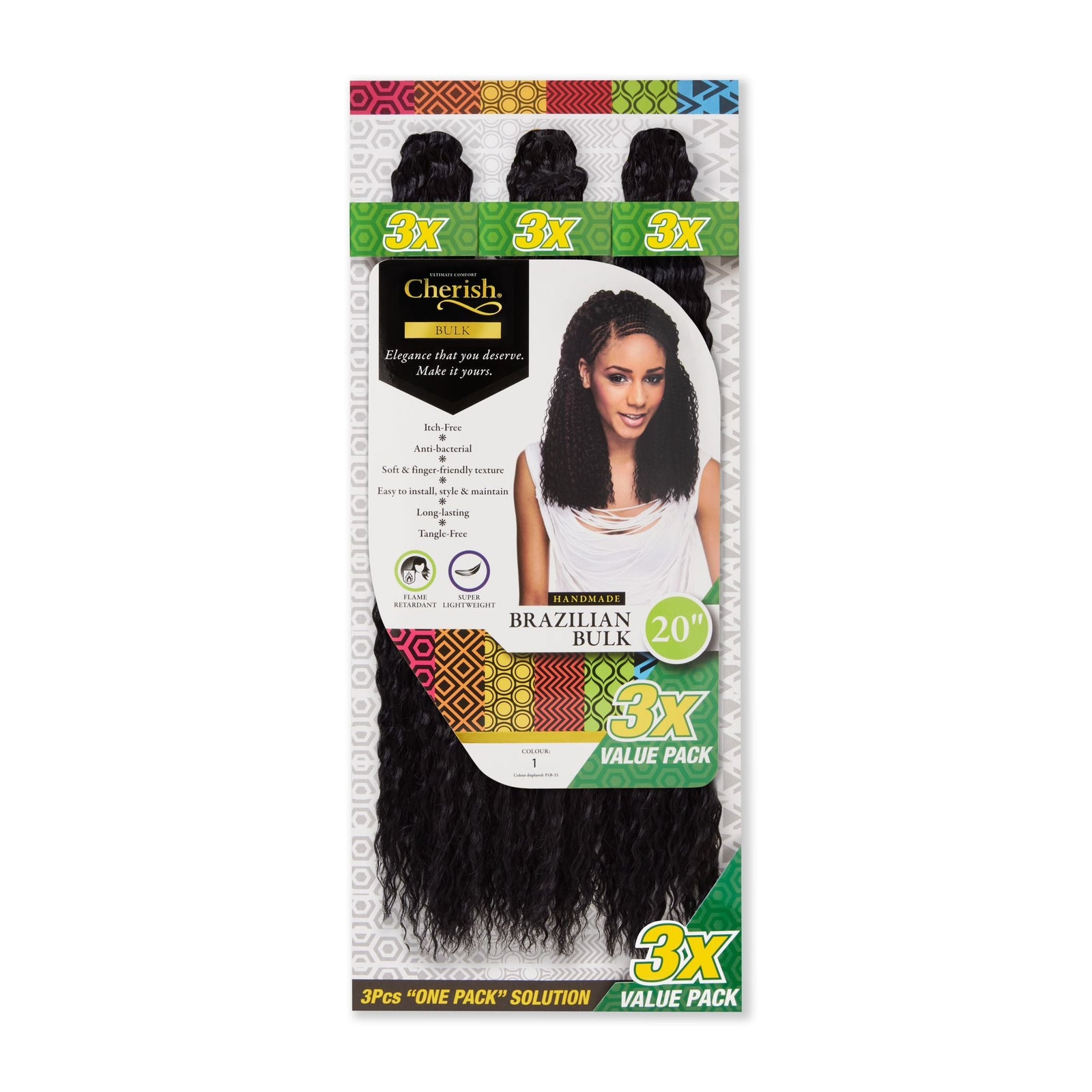 Cherish Ultimate Comfort Brazilian Bulk 3X Pack 20"