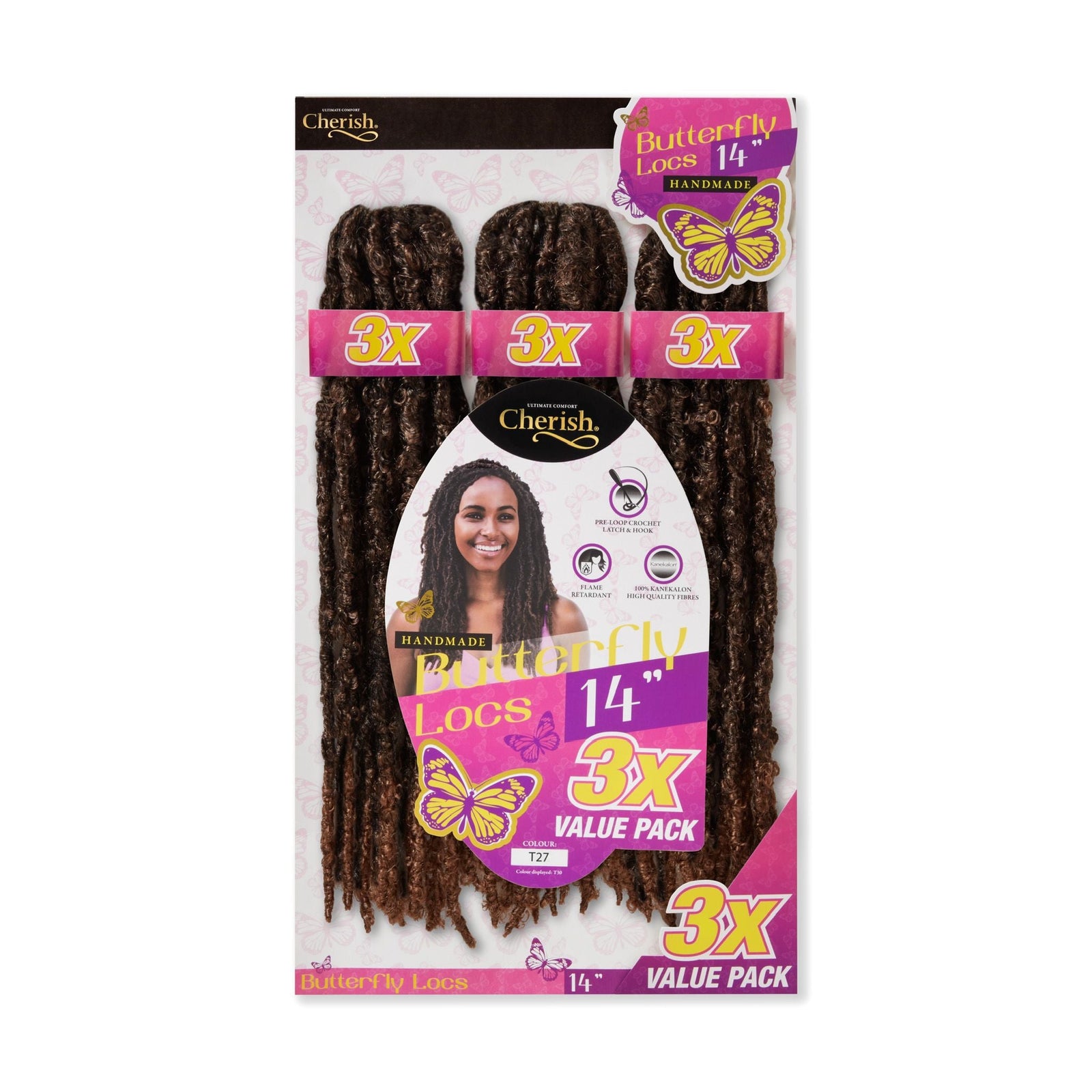 Cherish Ultimate Comfort Butterfly Locs 3X Pack 14"