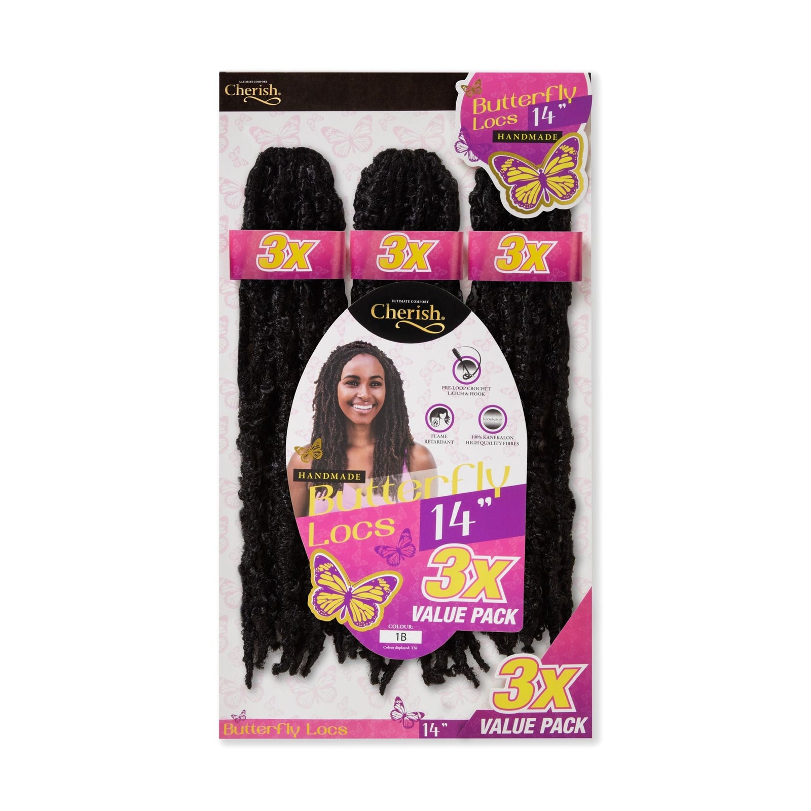 Cherish Ultimate Comfort Butterfly Locs 3X Pack 14"