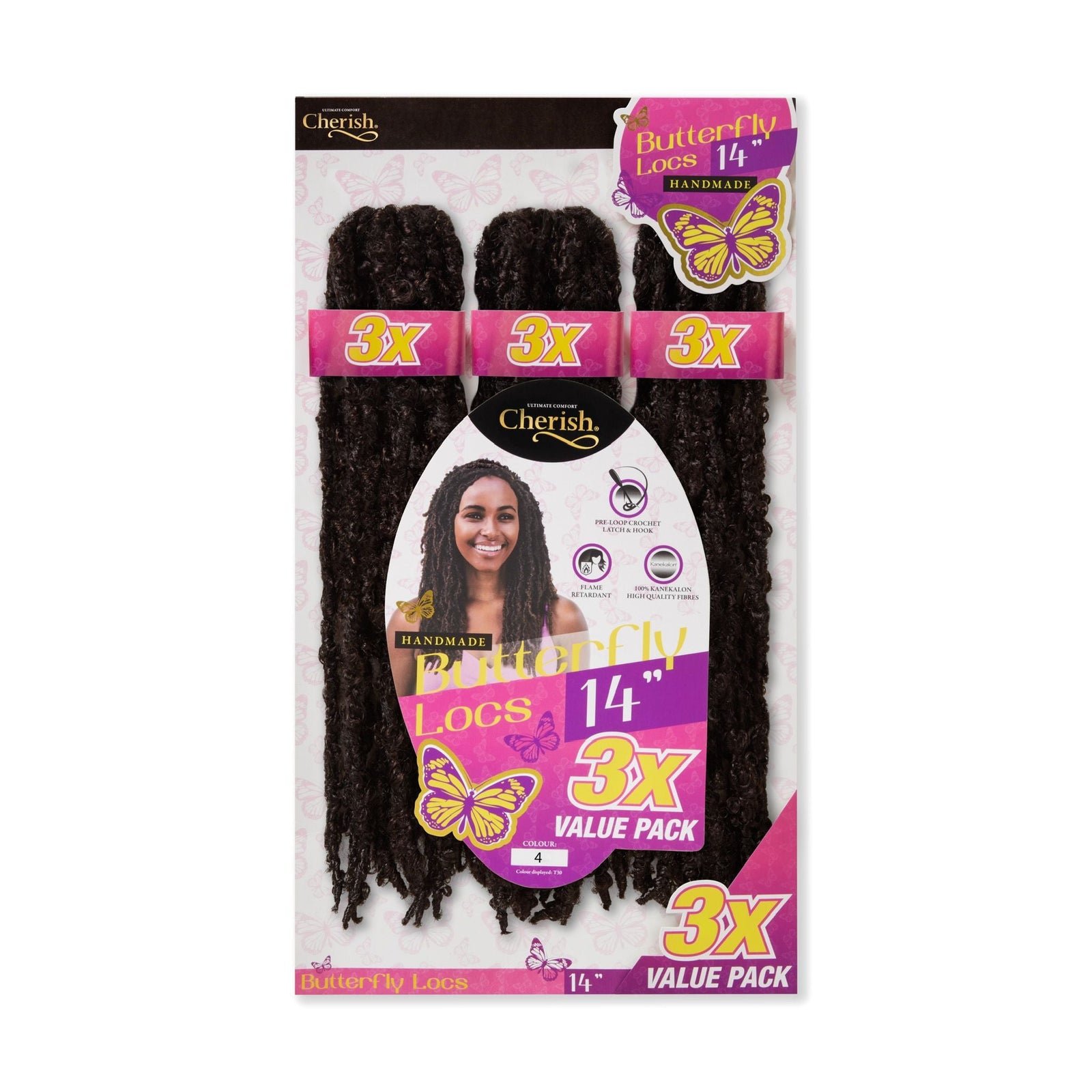 Cherish Ultimate Comfort Butterfly Locs 3X Pack 14"