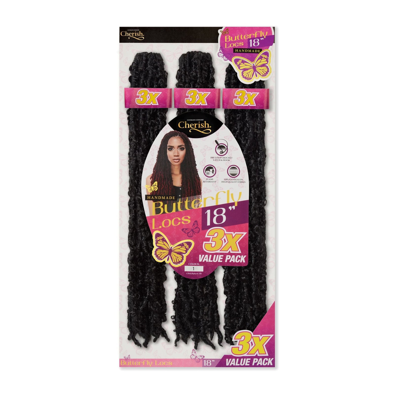 Cherish Ultimate Comfort Butterfly Locs 3X Pack 14"