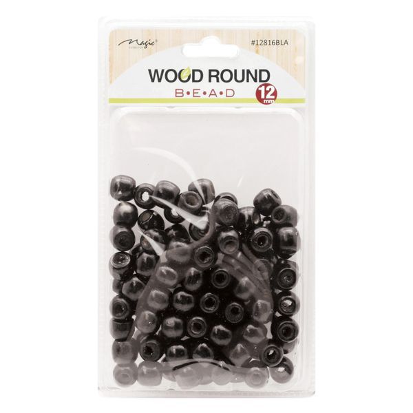 MAGIC COLLECTION Wood Beads Round [12mm]