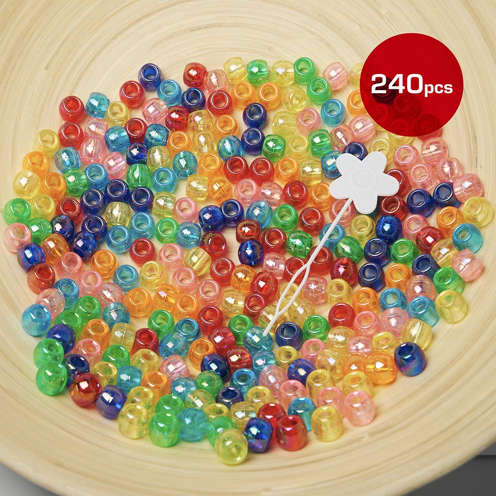 Red By Kiss Large Hair Beads (240pcs)