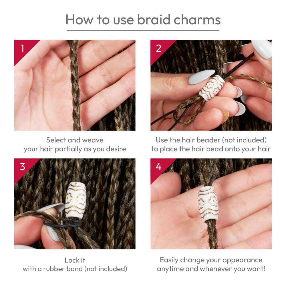 RED BY KISS  CLASSY STYLE BRAID CHARM