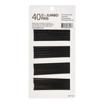 Red By Kiss Bob Pins Jumbo 2 3/4" 40 OCT BLACK