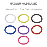 Red By Kiss Elastic Hair Band 5mm (14ct)  Bright Assorted