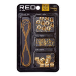 Red By Kiss Complete Style Braid Charm Set-: HZ77