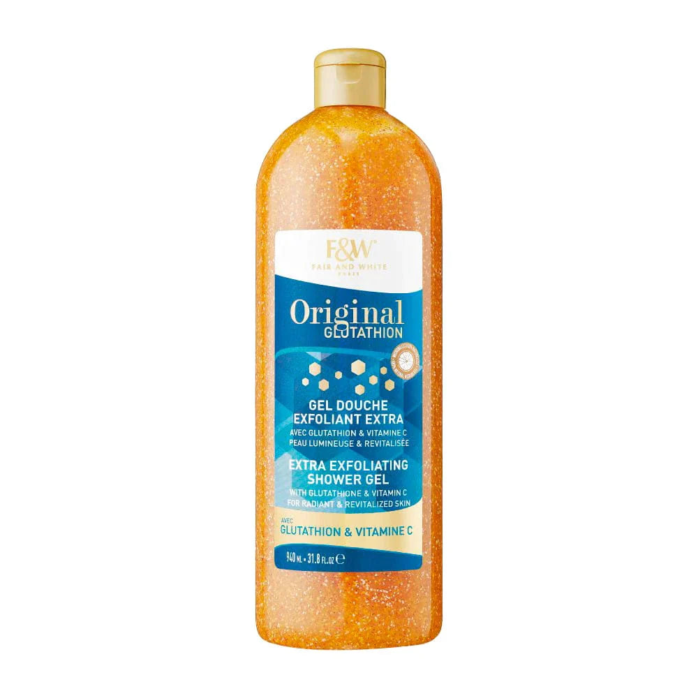 Fair & White Glutathion Body Exfoliating Shower Gel 940ml