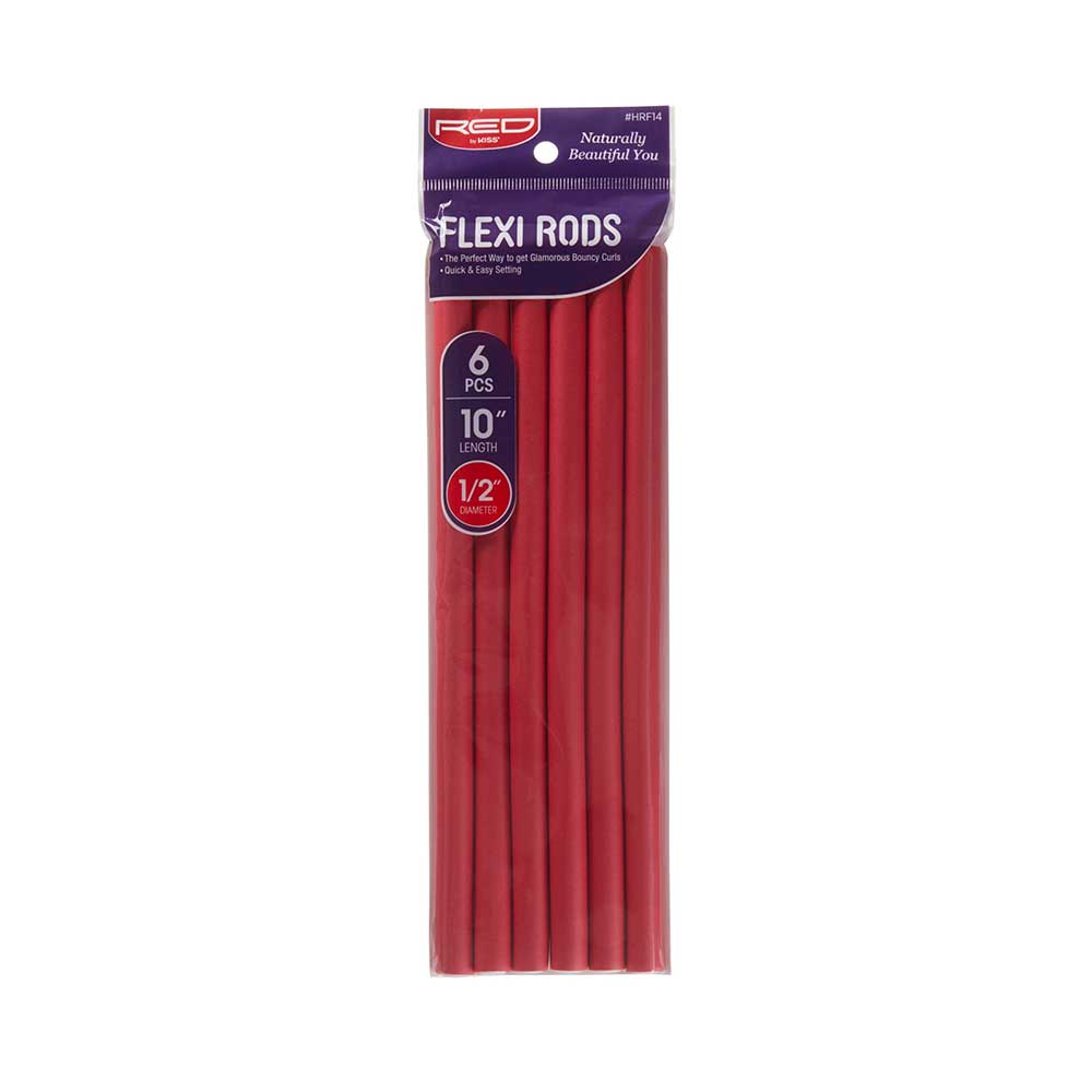 Red By Kiss Flexi Rods 10″ Length RED