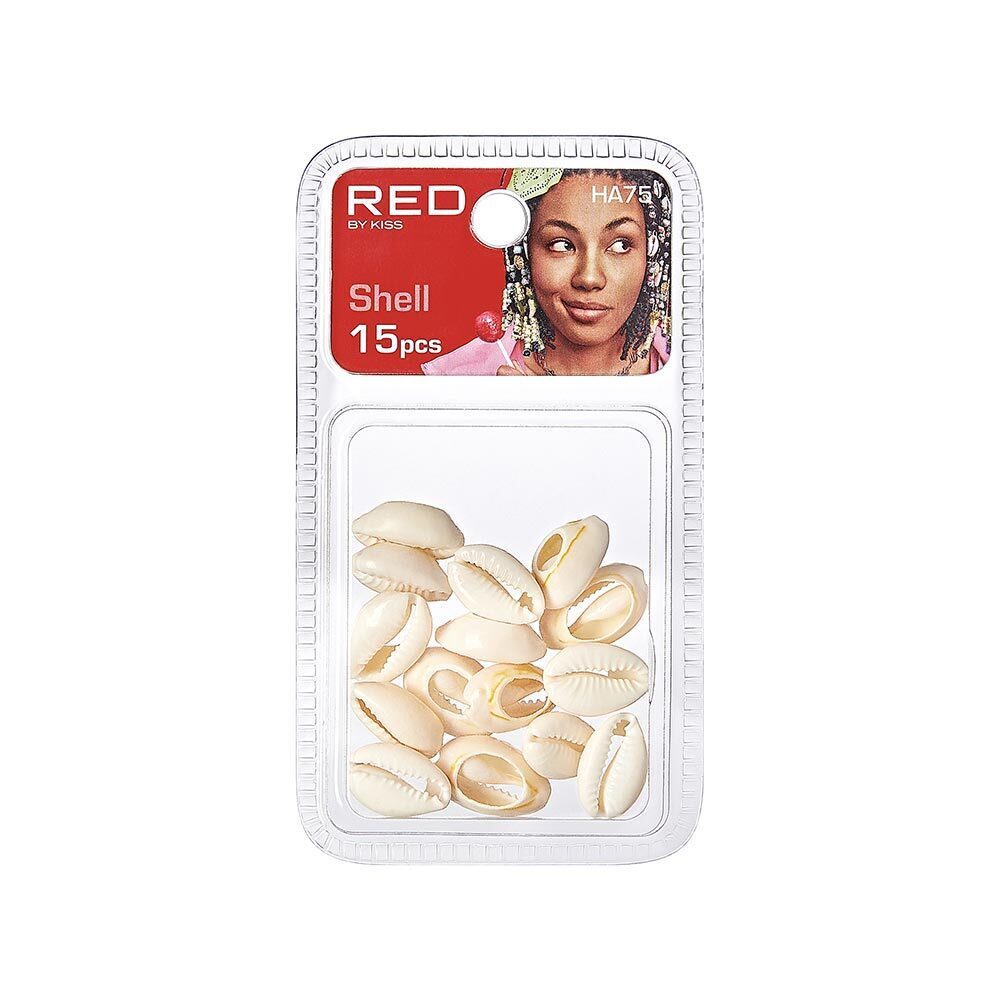 Red By Kiss Shell Shaped Hair Beads (15pcs)