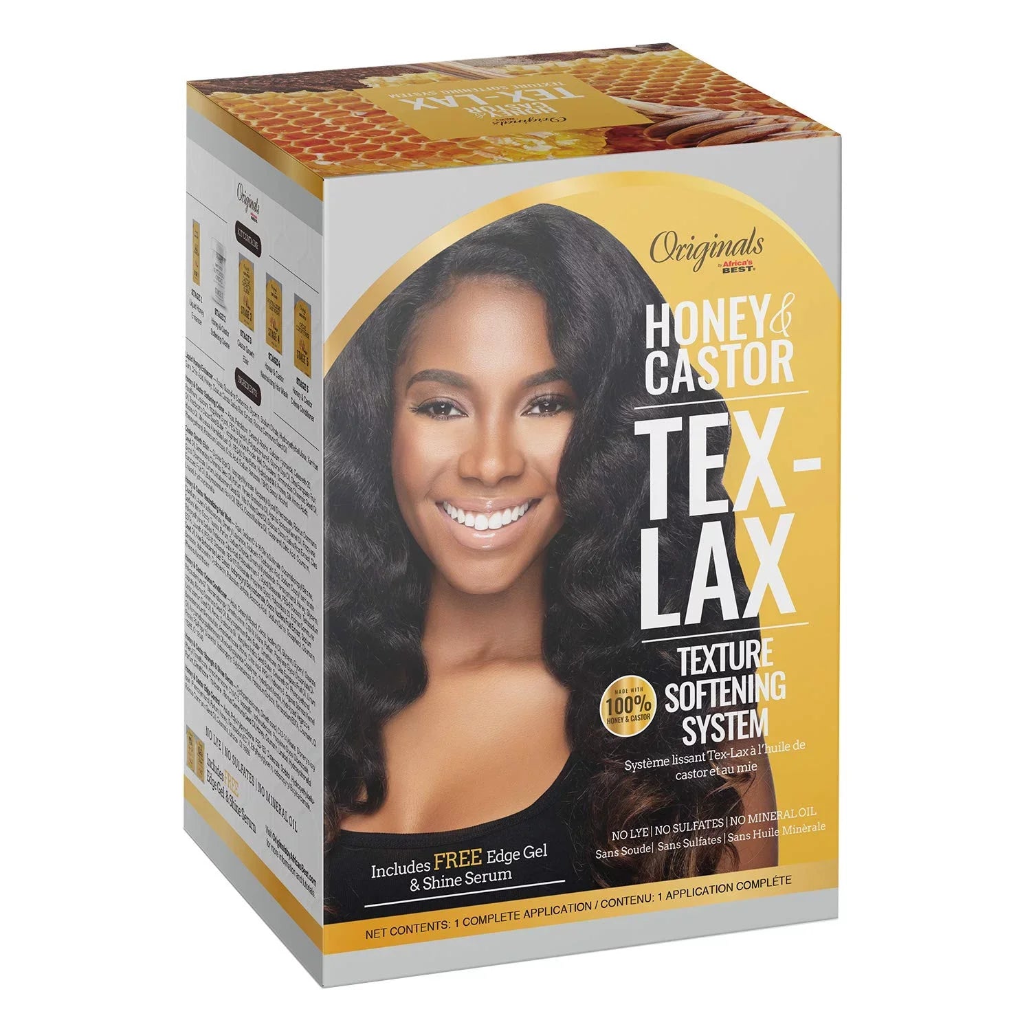 Africa's Best Originals Honey & Castor Tex-Lax Texture Softening Kit