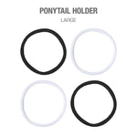Red By Kiss Ponytail Holder Black&White LARGE
