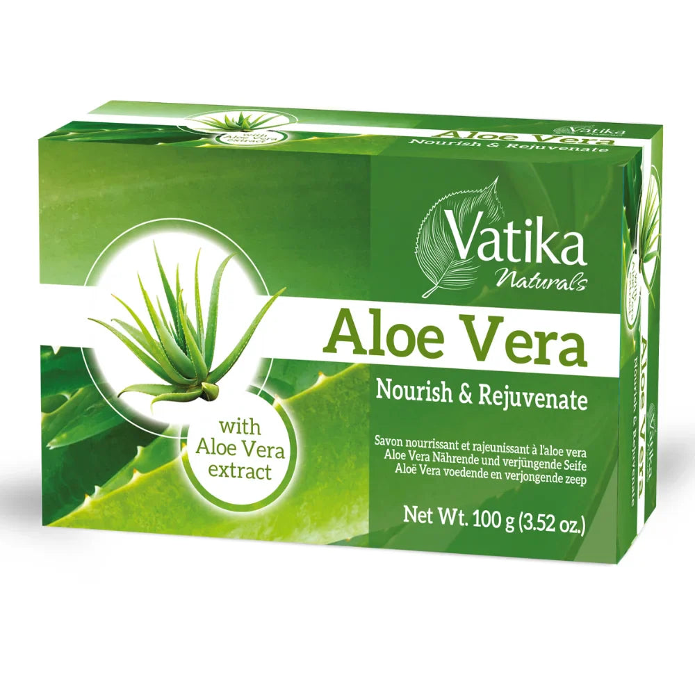 Vatika Naturals Aloe Vera Nourish & Rejuvenate Soap 100g