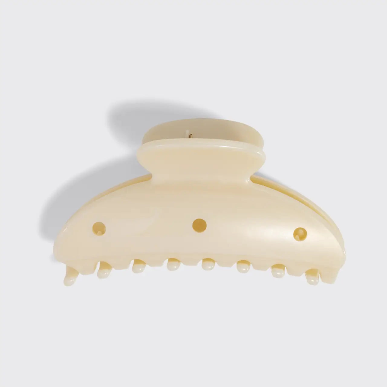 Kitsch Kitschpop Curved Claw Clip 7pc Set Vintage- Pearlized Cream