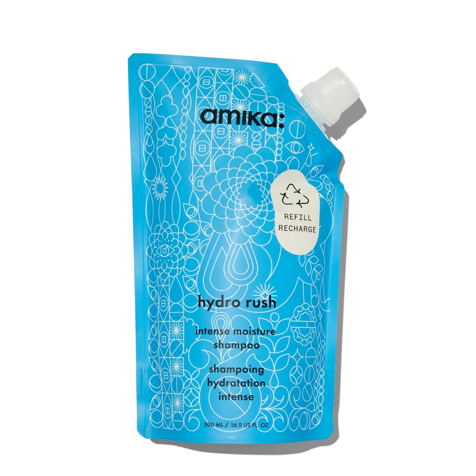 Amika Hydro Rush Intense Moisture Shampoo 500ml/16.9oz