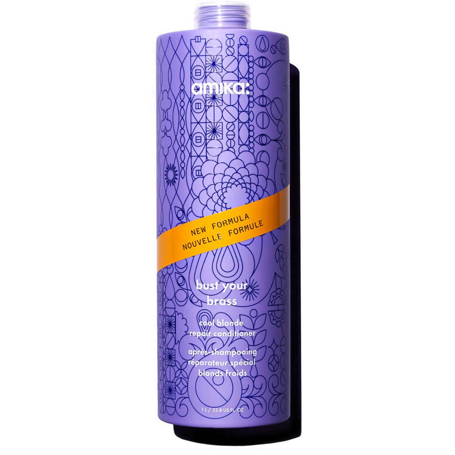 Amika Bust Your Brass Cool Blonde Conditioner 1000ml/33.8oz