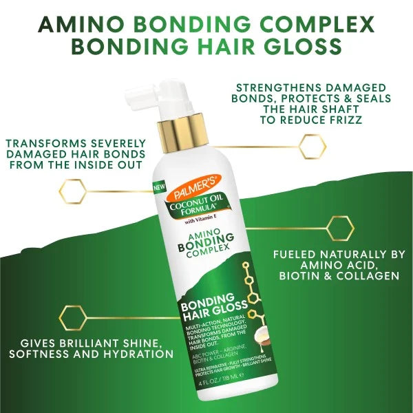 Palmer's Coconut Oil Formula Amino Bonding Complex Bonding Hair Gloss 118ml